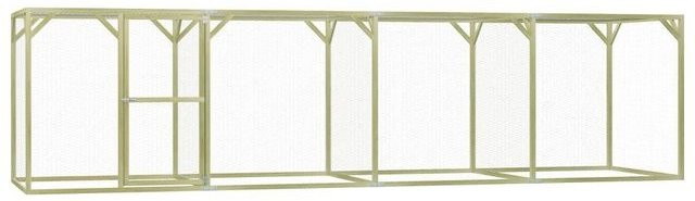 Produktbild von furnicato Hühnerstall Hühnerkäfig 1,5x6x1,5 m imprägniertes Kiefernholz