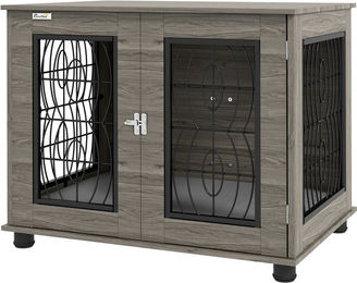 Produktbild von furnicato Hunde-Transportbox Hundebox mit Liegekissen, bis