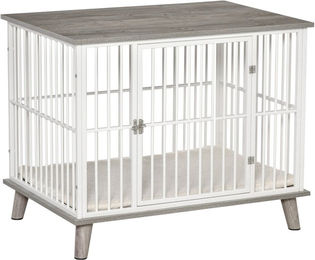 Produktbild von furnicato Hunde-Transportbox Hundekäfig aus Holz, Hundebox,