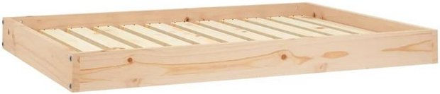 Produktbild von furnicato Hundebett aus massivem Kiefernholz 101,5x74x9 cm