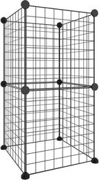 Produktbild von furnicato Kleintierstall 8-teilig aus Stahl