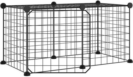 Produktbild von furnicato Kleintierstall 8-teilig aus Stahl