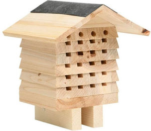 Produktbild von furnicato Kleintierstall Bienenhotel aus massivem Tannenholz