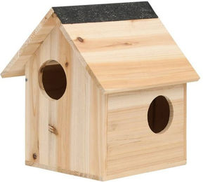 Produktbild von furnicato Kleintierstall Eichhörnchenhaus aus massivem Tannenholz