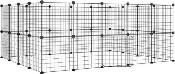 Produktbild von furnicato Kleintierstall Haustierkäfig aus Stahl 35x35 cm