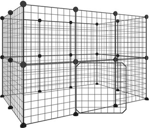 Produktbild von furnicato Kleintierstall Haustierkäfig aus Stahl 35x35 cm