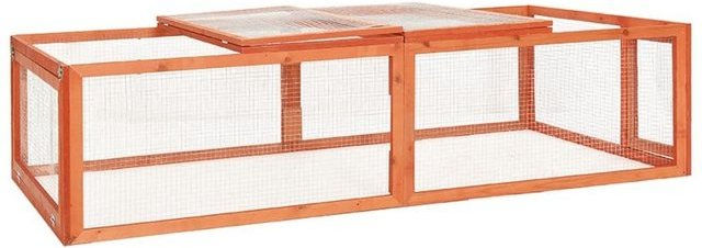 Produktbild von furnicato Kleintierstall Kaninchenstall Massivholz Tanne