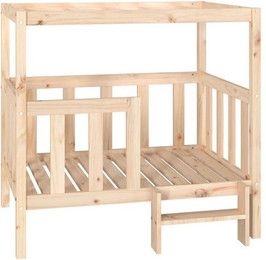 Produktbild von furnicato Tierbett Hundebett Massivholz Kiefer