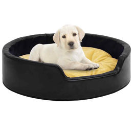 Produktbild von furnicato Tierbett Hundebett Schwarz-Gelb 99x89x21 cm