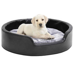 Produktbild von furnicato Tierbett Hundebett Schwarz-Grau 69x59x19 cm