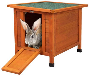 Produktbild von FURPAL Holz-Tierhaus mit Bitumendach für Katzen, Hunde und Kaninchen