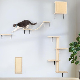 Produktbild von FURPAL Katzen-Kletterwand 5 Stück mehrstöckige, an