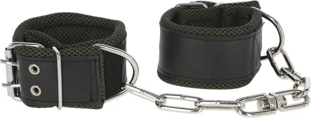 Fussfessel Kunststoff mit Polsterung und Kette – Bild 1 von 2