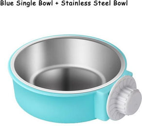 Produktbild von Futternapf aus Edelstahl zum Aufhängen für Katzen und Hunde