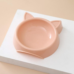 Produktbild von Futternapf für Haustiere, Katzengesichtsform, große Kapazität, Futternapf, einfarbig, Futternapf für Katzen, Wassertrinknapf für kleine Hunde