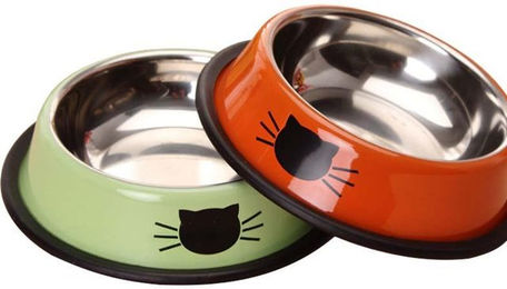 Produktbild von Futternapf für Haustiere mit Katzengesicht