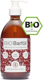Produktbild von Futteröl für Hunde 100% Bio Barföl - 500 ml