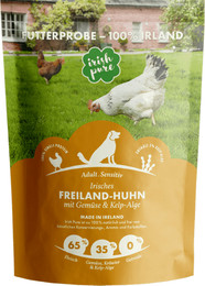 Produktbild von Futterprobe: Irisches Freiland-Huhn mit Gemüse & Kelp-Alge, Adult