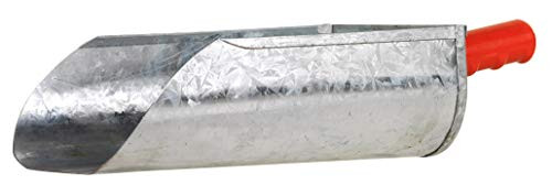Produktbild von Futterschaufel aus verzinktem Blech mit Kunststoffstiel - 1,5 l