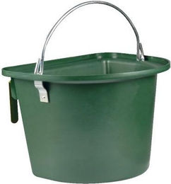 Produktbild von Futtertrog für Rinder und Pferde mit Bügel und Aufhängehaken - 14 l