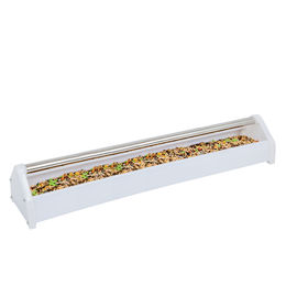 Produktbild von Futtertrog mit Abwehrrolle - 100 cm