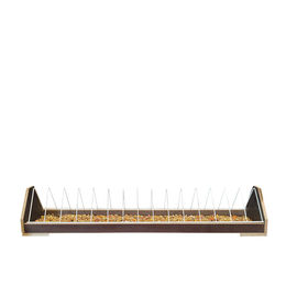 Produktbild von Futtertrog mit Fressgitter Metall - 80 cm