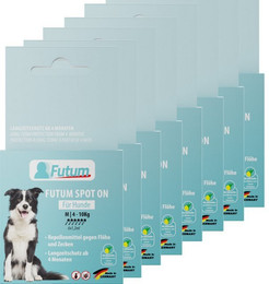 Produktbild von FUTUM Zeckenschutzmittel Spot On für Hunde - 57,6 ml