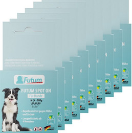 Produktbild von FUTUM Zeckenschutzmittel Spot On für Hunde - 72 ml