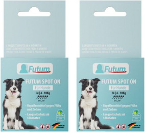 Produktbild von FUTUM Zeckenschutzmittel Spot On für Hunde - 14,4 ml