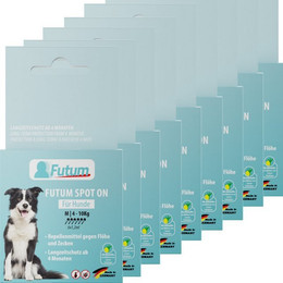 Produktbild von FUTUM Zeckenschutzmittel Spot On für Hunde - 64,8 ml