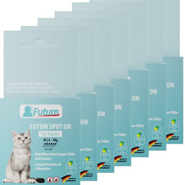 Produktbild von FUTUM Zeckenschutzmittel Spot On für Katzen - 50,4 ml