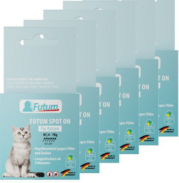 Produktbild von FUTUM Zeckenschutzmittel Spot On für Katzen - 43,2 ml