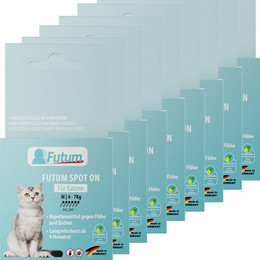 Produktbild von FUTUM Zeckenschutzmittel Spot On für Katzen - 64,8 ml