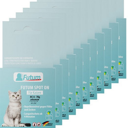 Produktbild von FUTUM Zeckenschutzmittel Spot On für Katzen - 79,2 ml