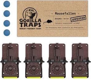 Produktbild von Futura-Shop Mausefalle mit Monitoring-Köder 4er Set