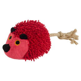 Produktbild von Fuzzle Hundespielzeug Hedgie mit Schwanz rot