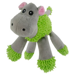 Produktbild von Fuzzle Hundespielzeug Nilpferd mit 5 Quietschern