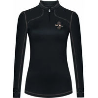 Produktbild von Fair Play Karolina Reitshirt für Damen mit Reißverschlusskragen Winter Schwarz Größe 42