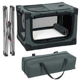 Faltbare Hundebox mit abnehmbarem und waschbarem Kissen für bis zu 20kg – Bild 1 von 1