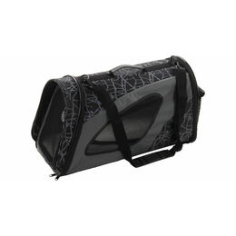Faltbare Hundetasche Finchley Transportbox aus Polyester in Schwarz oder Grau Größe L – Bild 1 von 5