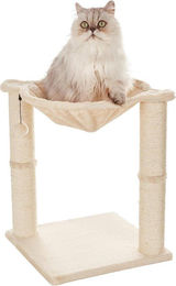 Famanu Katzenbaum mit Hängematte und Sisal-Säulen in Beige – Bild 1 von 1