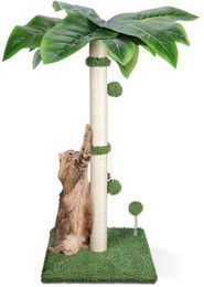 Famanu Katzenkratzbaum aus Sisal mit Spielzeug in Grau 80 cm – Bild 1 von 1