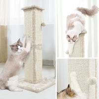 Produktbild von Famanu Katzenkratzbaum aus Sisal und Plüsch in Beige für alle Altersstufen