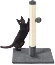 Famanu Katzenkratzbaum für Katzen mit Sisal und Plüschspielball, 60 cm, Grau – Bild 1 von 1