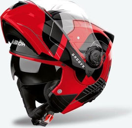Famanu Klapphelm für Motorräder Glanzrot Größe L – Bild 1 von 1