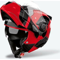 Produktbild von Famanu Klapphelm für Motorräder Glanzrot Größe L