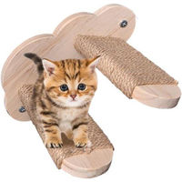 Produktbild von Famanu Kletterplatte Wandmöbel für Katzen aus Holz und Sisal in Beige