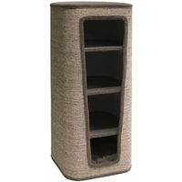 Produktbild von Famanu Kratzbaum Barrel Katzenmöbel Braun 50x50x120 cm
