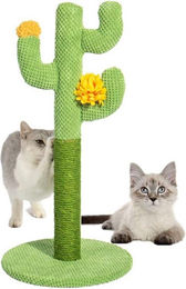 Famanu Kratzbaum Cactus in Grün mit Sisal für Katzen und Kätzchen 60 cm hoch – Bild 1 von 1