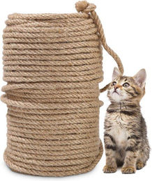 Famanu Kratzbaum für Katzen aus natürlichem Sisal in Beige – Bild 1 von 1